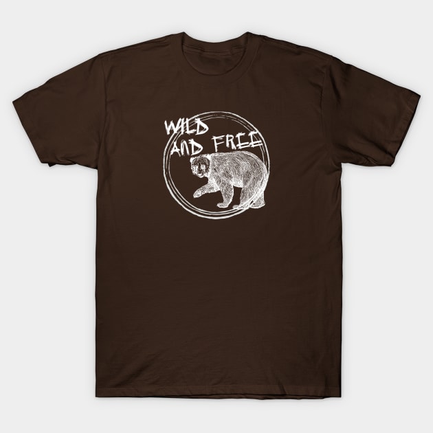 Wild and Free (W3) T-Shirt by Madblossom